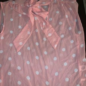 New York & Company Tops - NWOT New York and Company pink bow blouse New York & Company Tops - NWOT New York and Company pink bow blouse